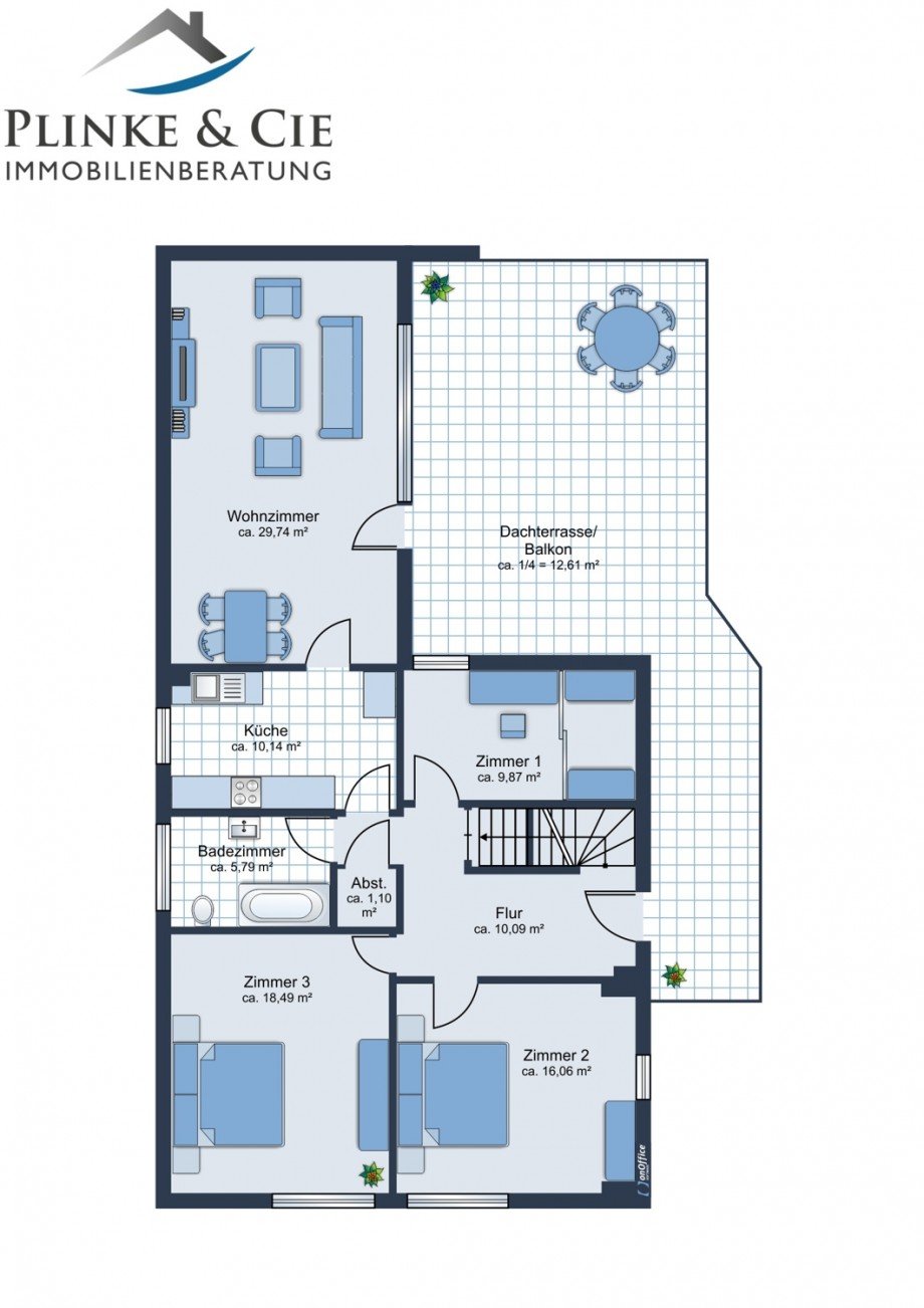 Grundriss OG Zweifamilienhaus Bad Bramstedt