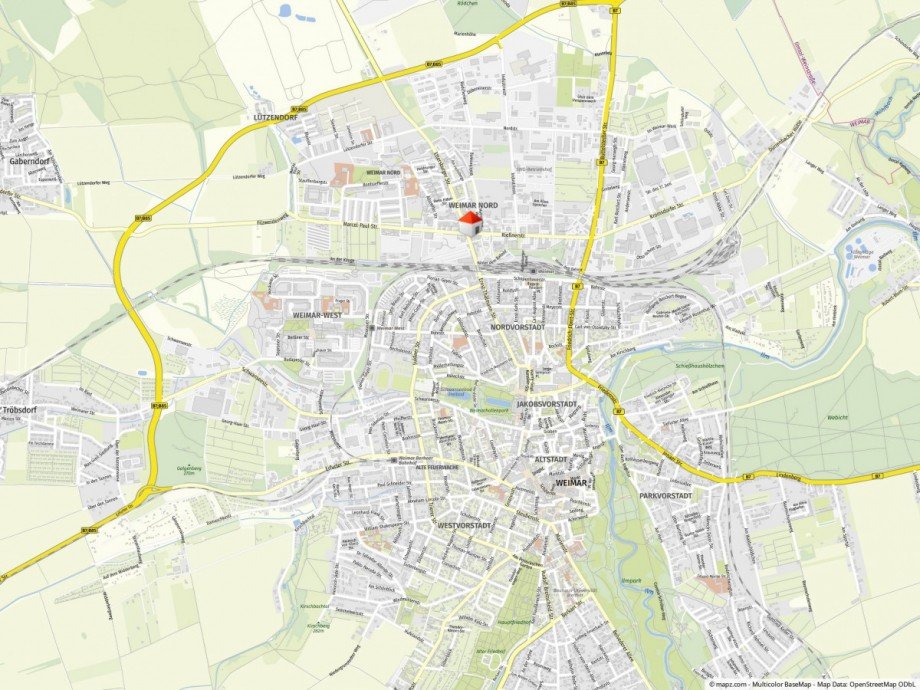 Microlage Mehrfamilienhaus Weimar